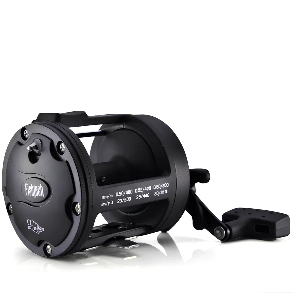 Comairon automatic wiring fishing reel with right-hand retrieve and plastic housing