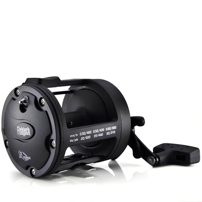 Comairon automatic wiring fishing reel with right-hand retrieve and plastic housing