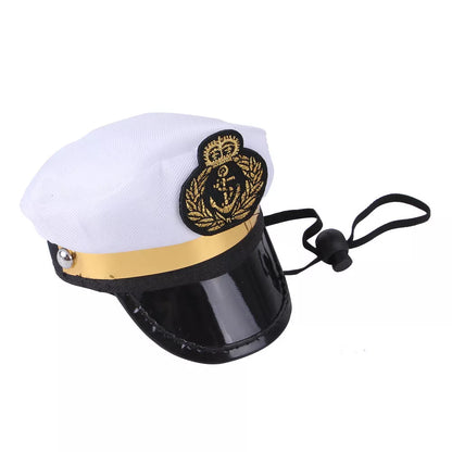 Cartoon-themed pet hat for cats with unique embroidery detailing