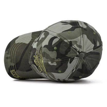 Army Tactical Baseball Cap in black, green, and camouflage - adjustable and durable