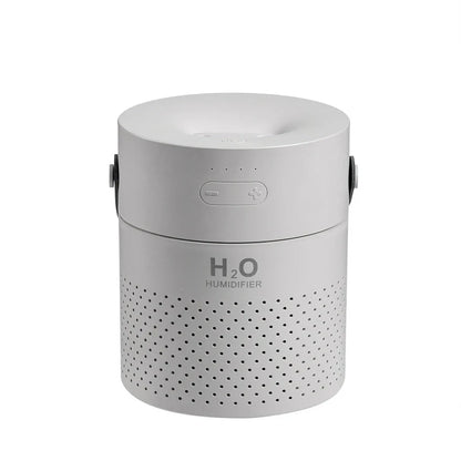 Alana wireless humidifier with green casing, dual mist nozzles, and 1100ml transparent water tank