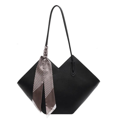 Women's fashion shoulder bag with 43cm width and sandwich pocket design in eight colour options including beige, black, brown, coffee, gray, green, khaki, and yellow