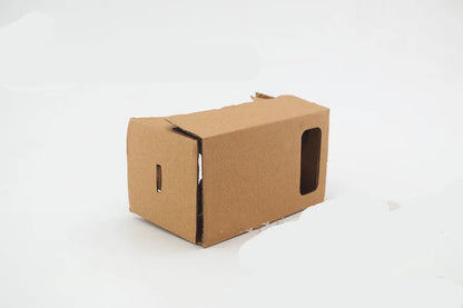 VR Cardboard Glasses with adjustable head strap and magnetic controller for 6-inch smartphones