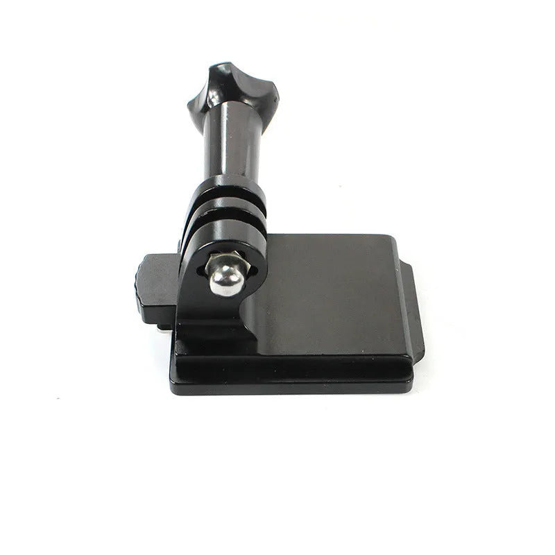 Black GoPro helmet holder extension rod with quick release bracket