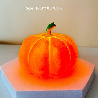 Adorable pumpkin Halloween night light with soft glow for eye protection