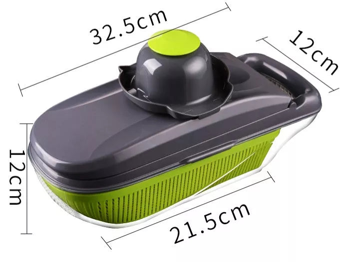 Multi-function Kitchen Vegetable Cutter with 8 blades for efficient food preparation