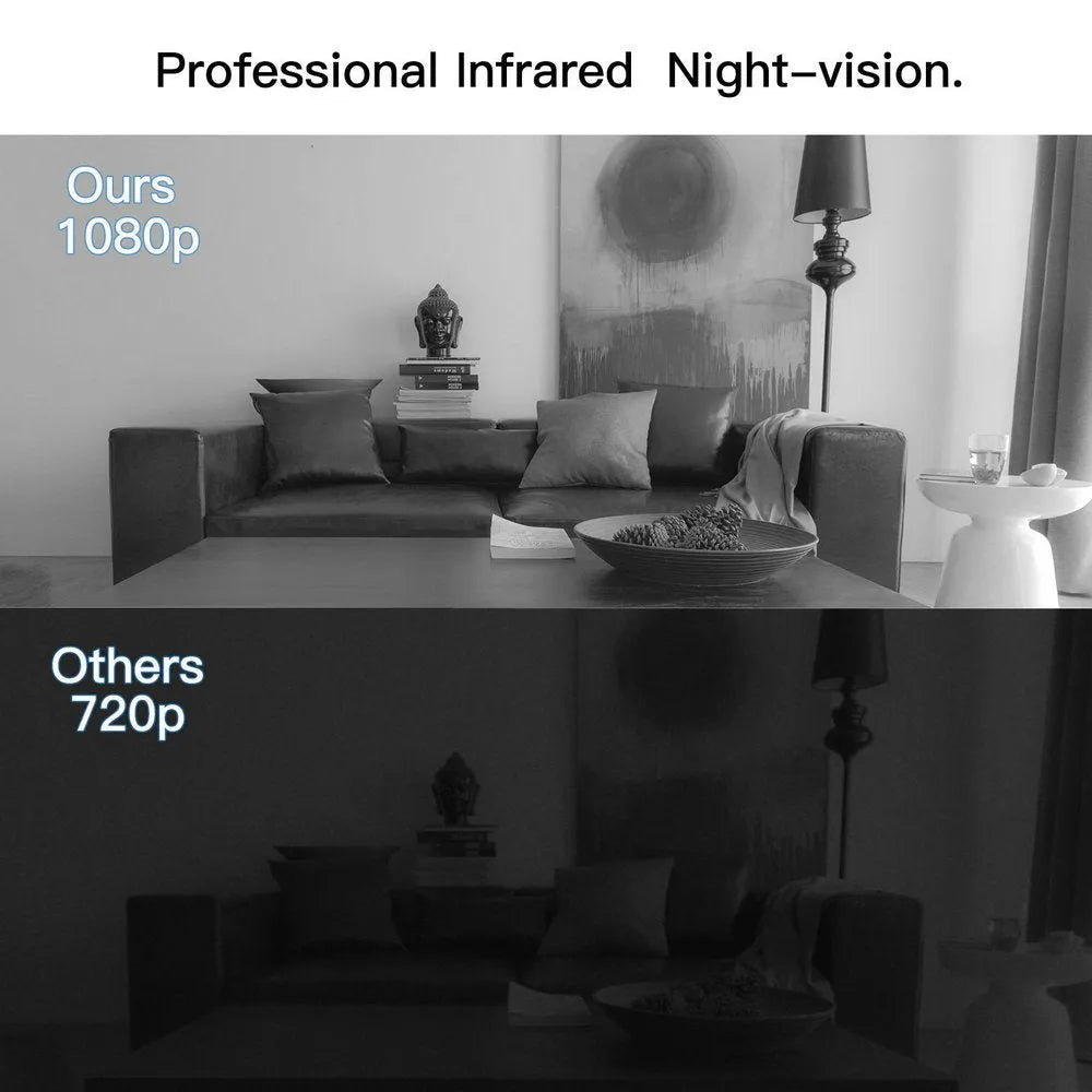 Black 1080p HD DV camera with a rotating lens on a stand.