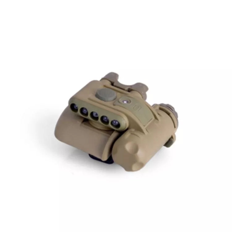 Element second generation tactical helmet lamp in black and sand colors with multi-LED lighting