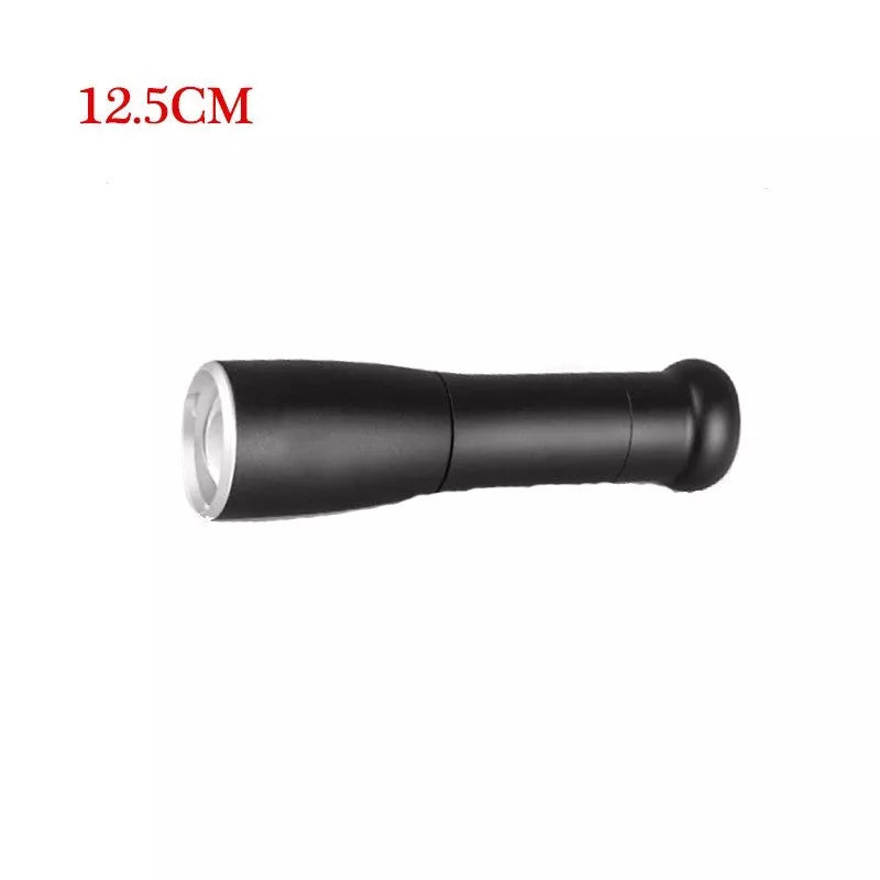 LED Aluminum Flashlight with adjustable focus and 2000 lumen output