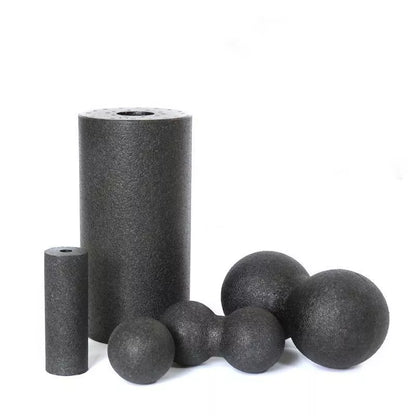 5-piece EPP hollow yoga foam roller set for fitness and massage