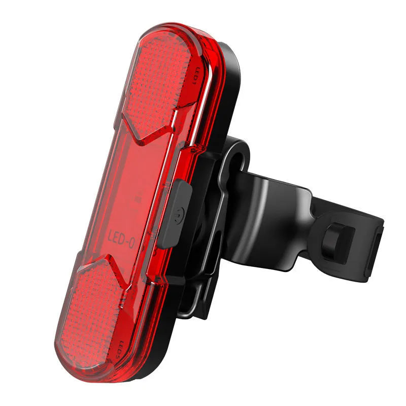 USB rechargeable bike light with double T6 lamp beads, 1200 lumens, aluminium alloy frame, IPX-6 waterproof