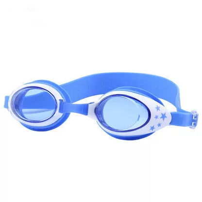 Children's waterproof and anti-fog swimming goggles in multiple colors