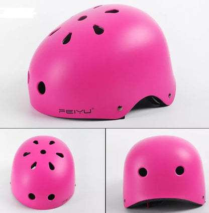Boiling Fish Children's Wheel Skating Helmets in various colors and sizes for safe riding
