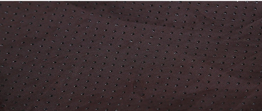 Folding pet carrier with black 900D nylon exterior and waterproof base for car seats