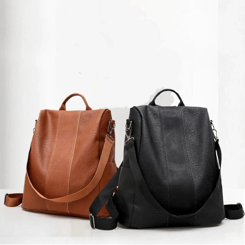 Premium women's backpack with spacious interior, durable water-resistant material, and adjustable straps for a comfortable fit