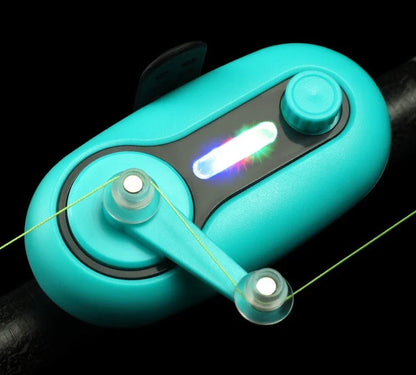 Fishing Alarm with Intermittent Alarm, Bright LED Lights, and Powerful 80-Decibel Buzzer for Shore, Boat, and Rock Fishing