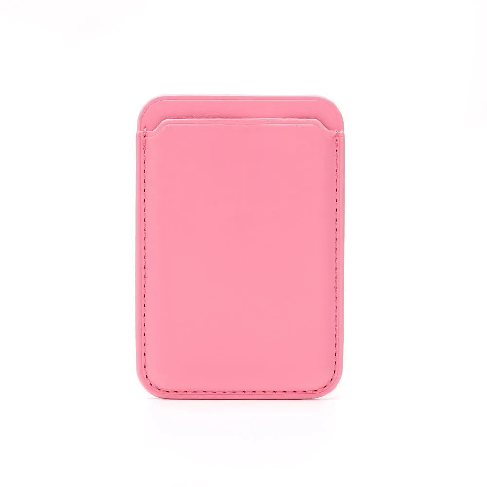 PU leather magnetic wallet case for mobile phone with card holder in various colours.