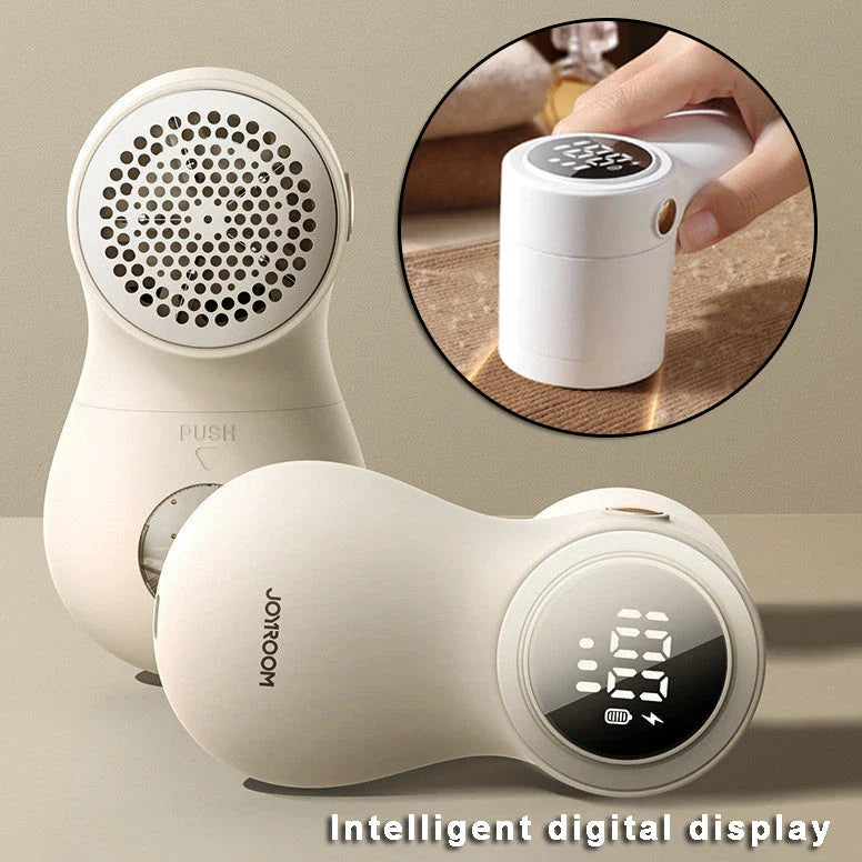 Portable Fabric Shaver with Smart LED Display - Efficient Lint Remover for Household Use