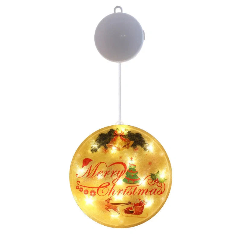 Window Decoration LED String Lights with warm white glow and USB power supply