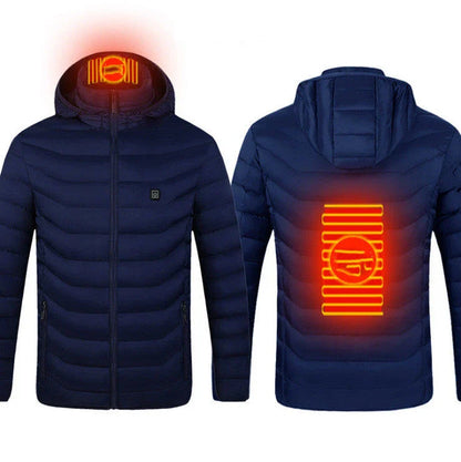 Versatile heated jacket with USB charging for customizable warmth and cozy comfort in any weather