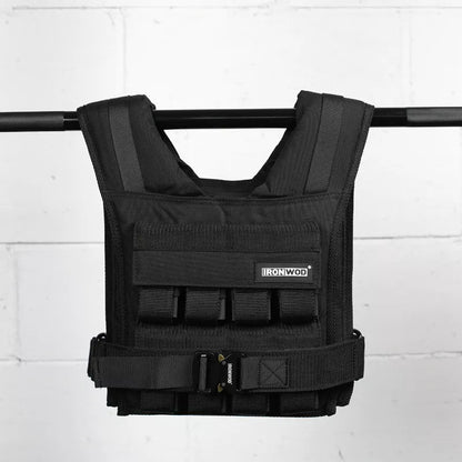 Chris Iron Block Fitness Weight Vest with adjustable steel plates for enhanced workouts