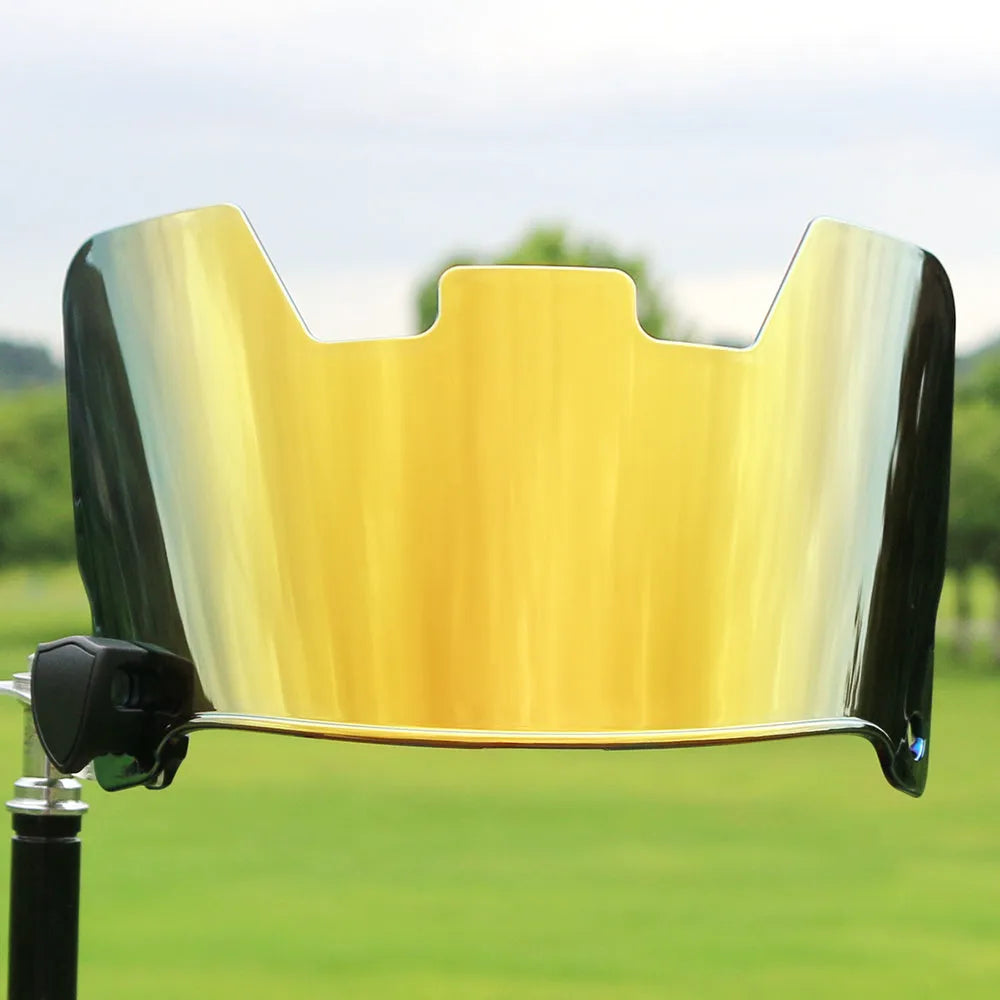 High-strength protective goggles designed for easy installation on an American style rugby helmet, shown in one of 24 available colours.