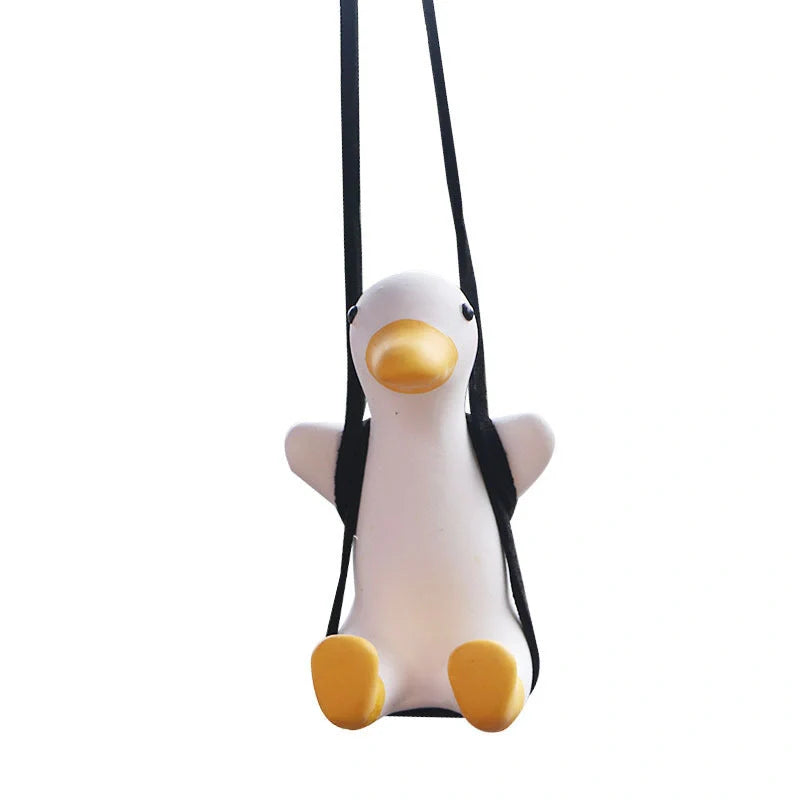 Car Swing Duck Ornament in various designs for rearview mirror decoration