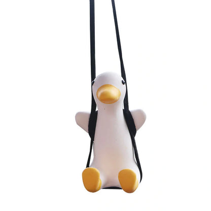 Car Swing Duck Ornament in various designs for rearview mirror decoration