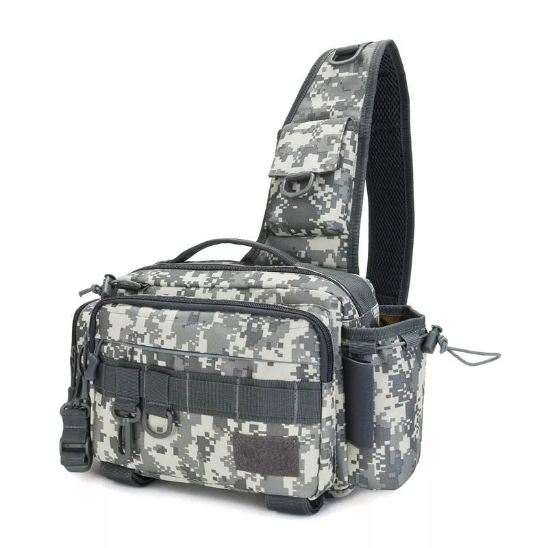 Large-capacity lure multifunctional fishing bag in various colors for outdoor enthusiasts