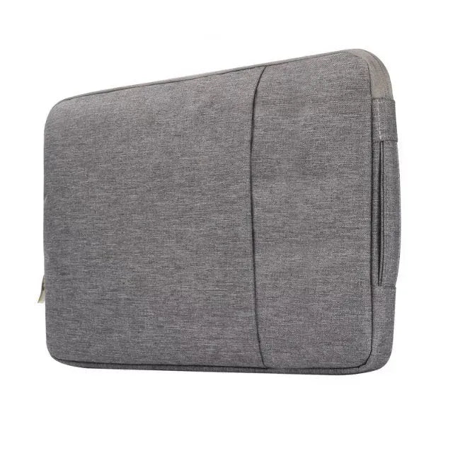 Canvas tablet case handbag in grey colour with thicken anti-fall protection for student Pro 12.9 devices