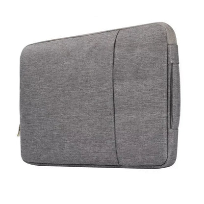 Canvas tablet case handbag in grey colour with thicken anti-fall protection for student Pro 12.9 devices
