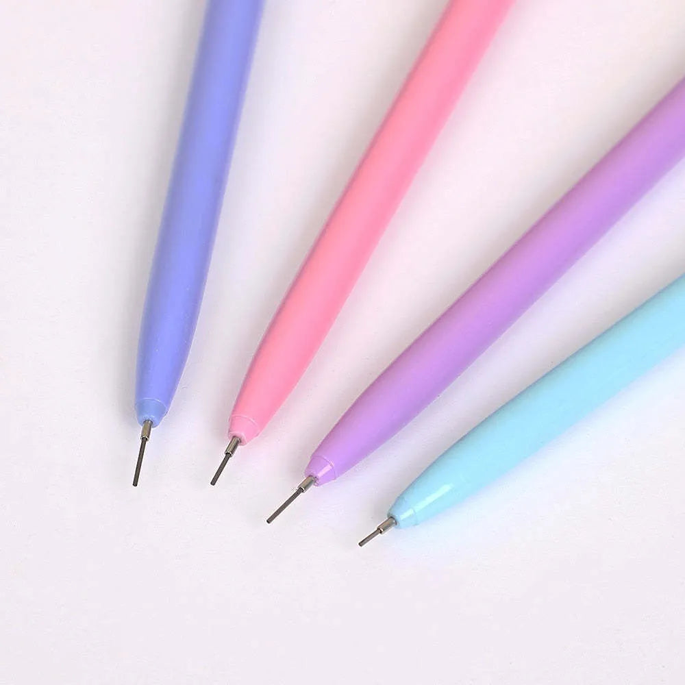 Macron Morandi mechanical pencil set, 8 plastic pencils in four colours, 0.5mm and 0.7mm, 153mm long
