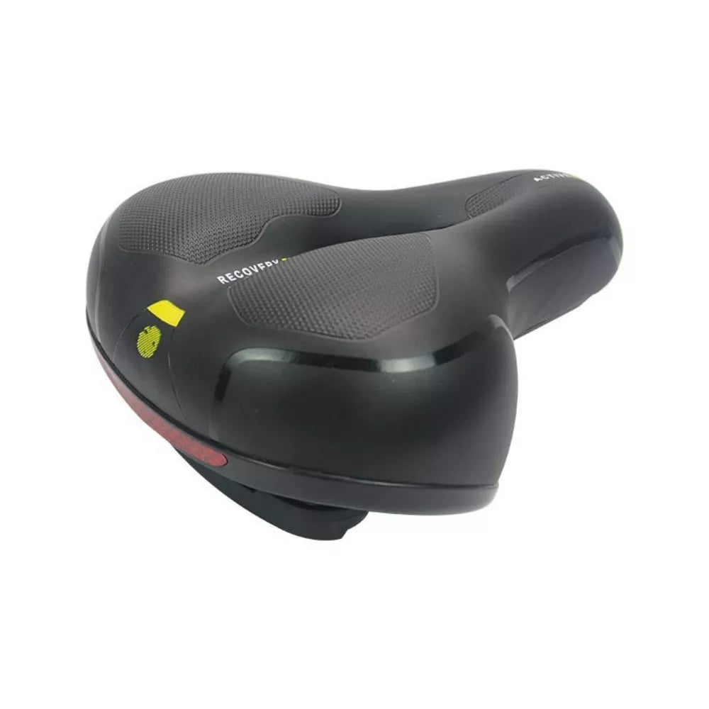 Hollow seat cushion bicycle seat with memory foam padding for enhanced cycling comfort
