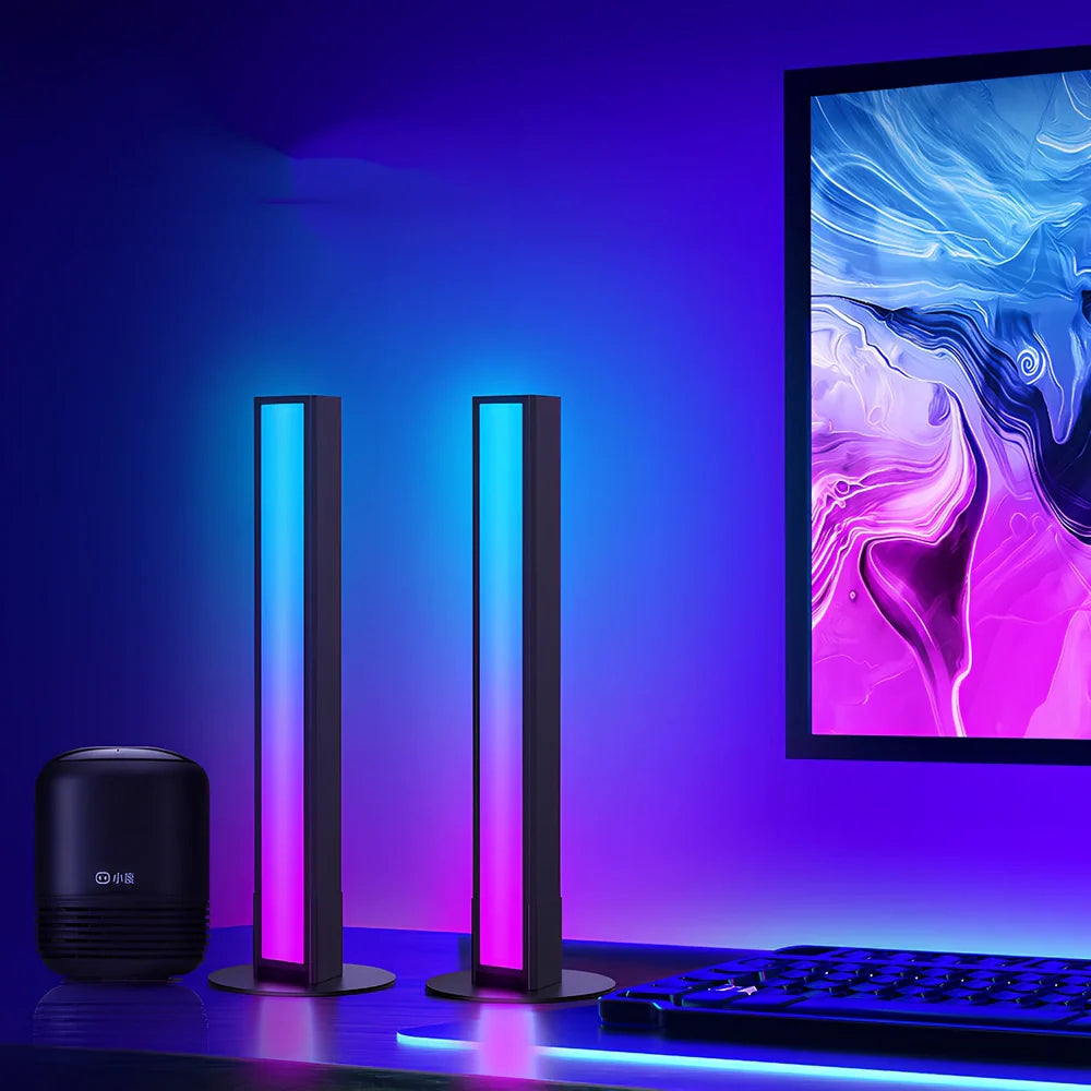 25.5cm RGB ambient light bars with Bluetooth and WiFi connectivity producing 470 lumens