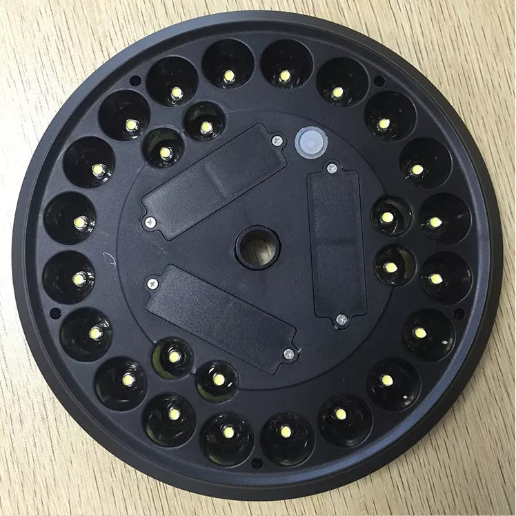 Outdoor solar flagpole lamp with 26LED for camping and tents