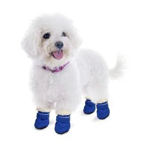 Waterproof winter dog boots with anti-slip soles for small breeds