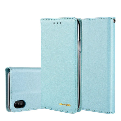 PU leather flip phone case with card slots for iPhone in multiple colour options