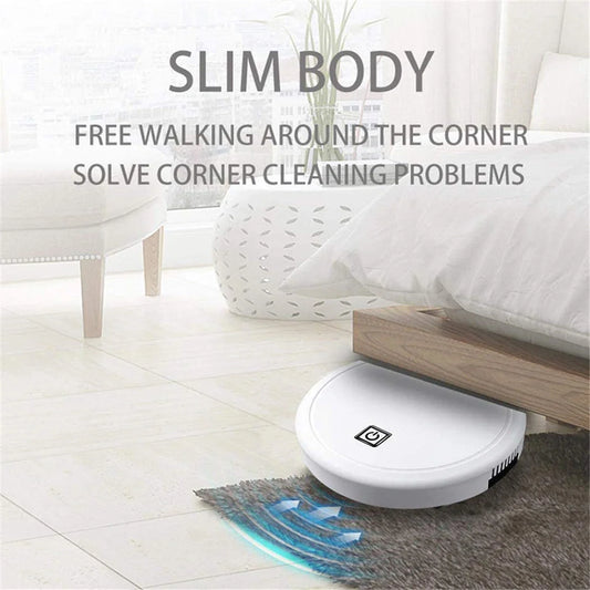 3-in-1 Robot Vacuum Cleaner with smart sensors and 1800Pa suction