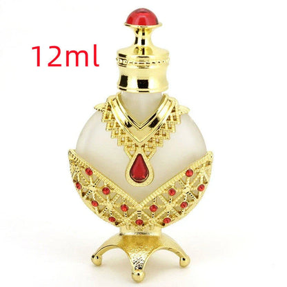 Luxurious Perfume Oil with Long-Lasting, Subtle Fragrance in Decorative Glass Bottle