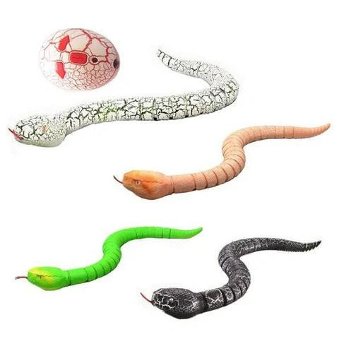 Realistic remote control snake toy with lifelike slithering motion for pranks and fun