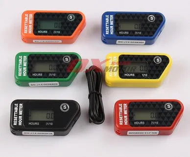 YSDS black waterproof electronic timer with LCD display for vehicle maintenance scheduling