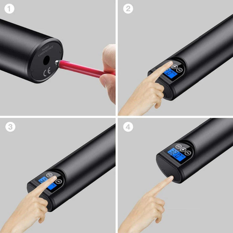 Hhomeenjoy Cordless Tire Inflator - Powerful 2000mAh Portable Air Compressor for Car, Bike, and More