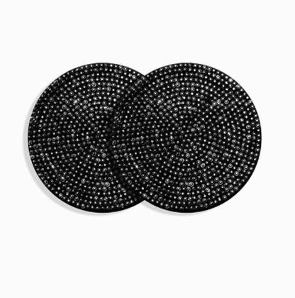 Universal Anti-Slip Silicone Cup Holder Insert with Crystal Rhinestones for Cars