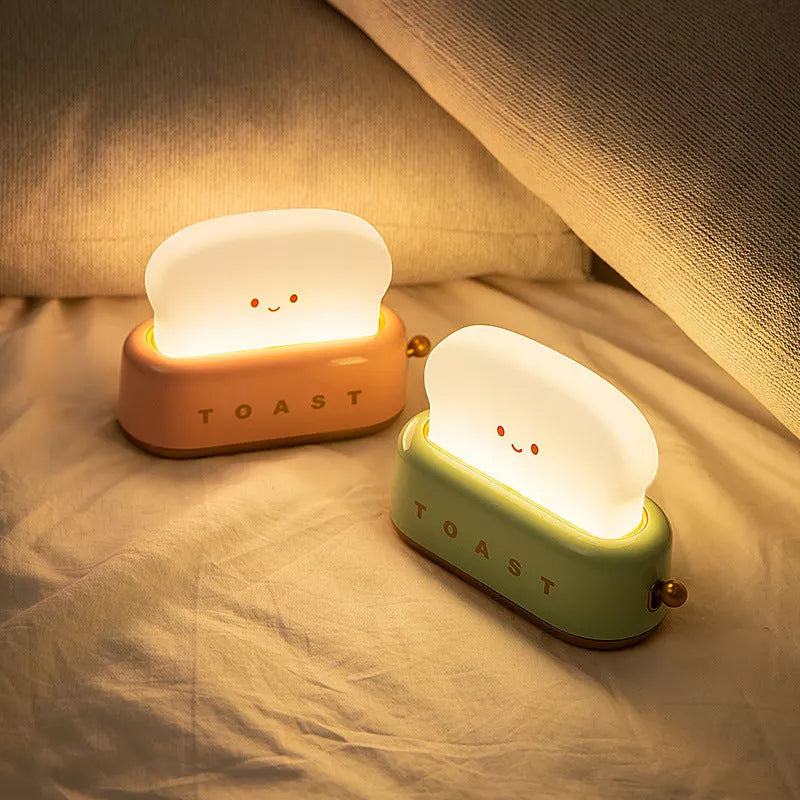 Creative LED Bread Maker Night Light with USB charging and dimming function