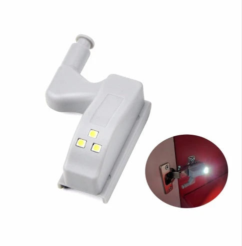 Sensor-activated LED cabinet lights for convenient, hands-free illumination of storage spaces