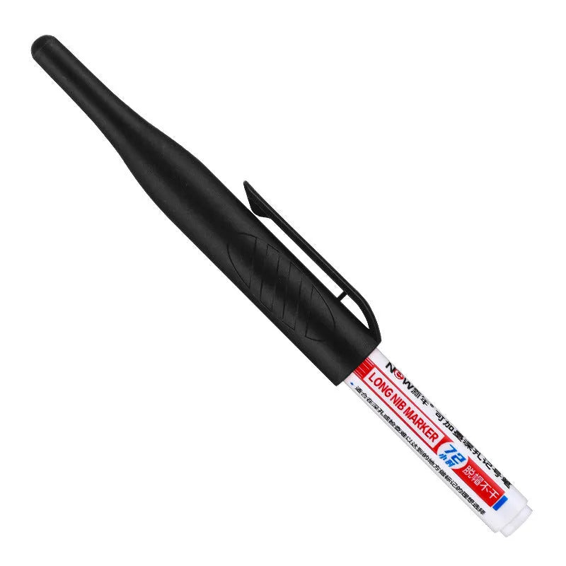 15.2cm oil-based woodworking marker with quick-dry waterproof ink in four colours including refill