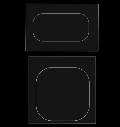 Tempered glass protective film for Samsung S7 Edge rear camera lens and flash