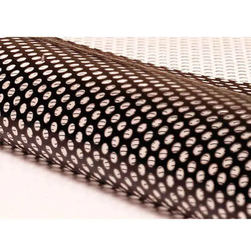 Plastic automotive colour changing film showing perforated mesh pattern and 30x106cm dimensions