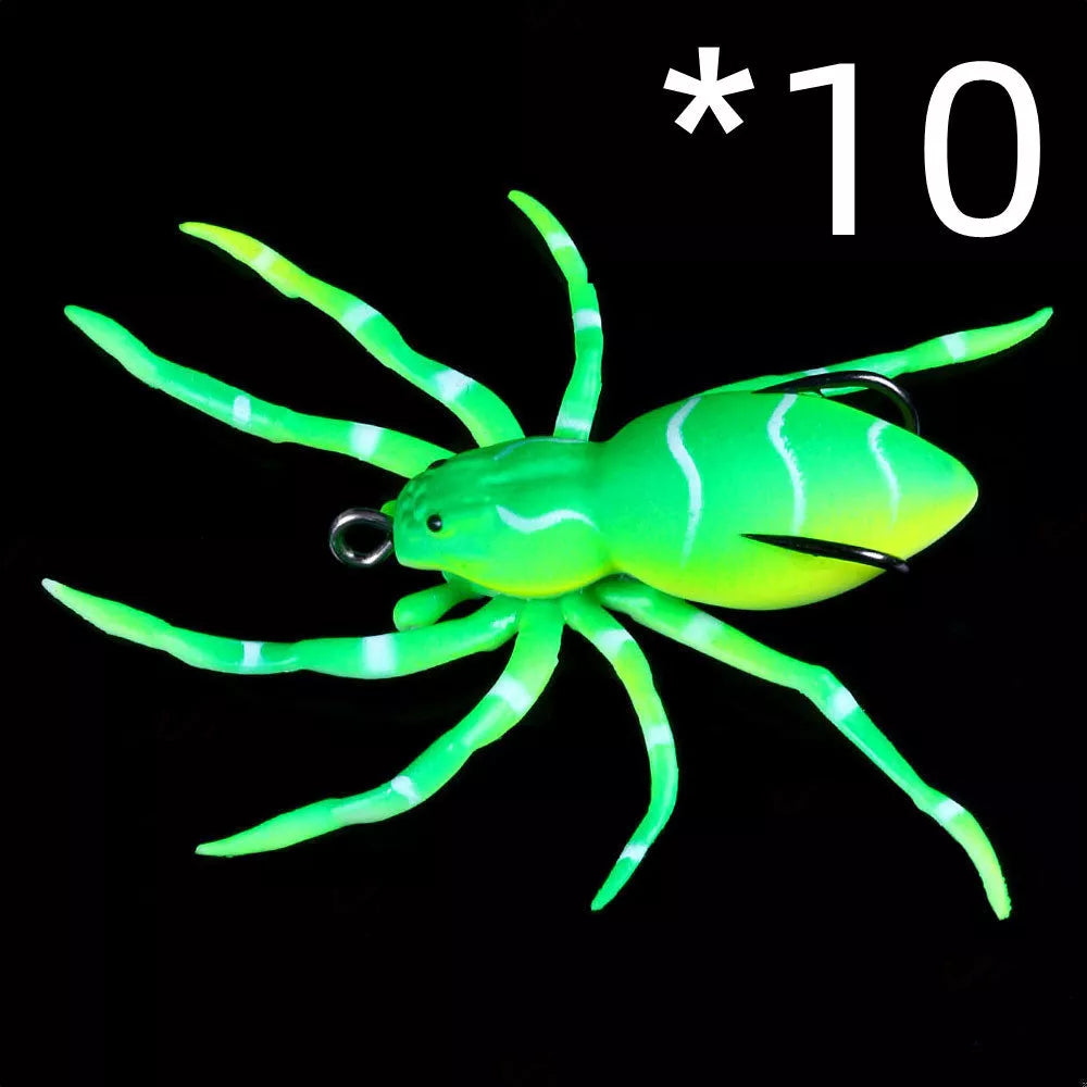 Bionic Soft Frog Lure 8cm 7g in various colors for realistic fishing bait