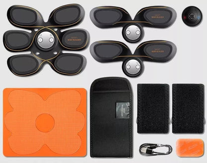 Intelligent abdominal muscle stick fitness device with gel sheets for core workout